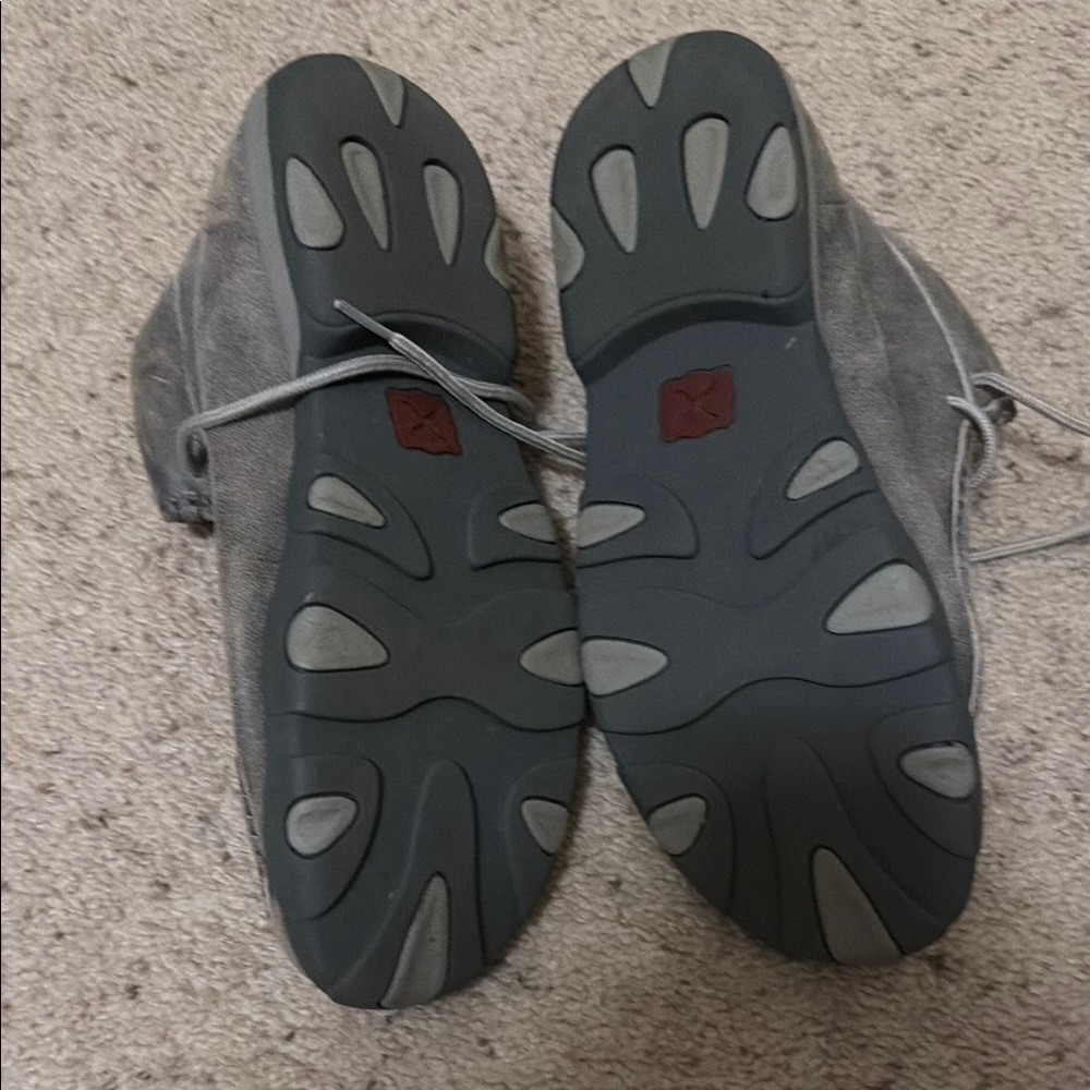 Twisted X Gray Checkered Loafers - Picture 5 of 5